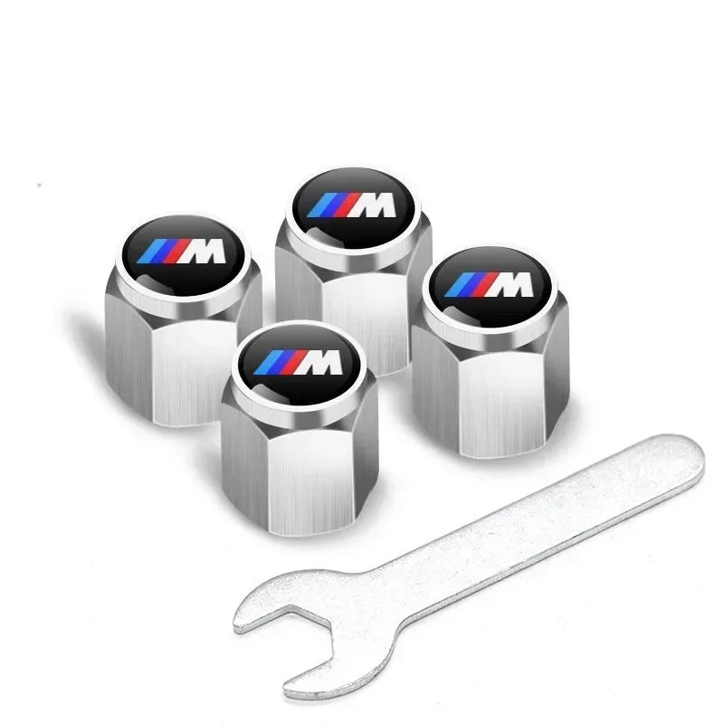 Good 4Pcs Car Wheel Tire Styling Tire Valve Air Nut Cover Car Logo Accessories for BMW E46 E52 E53 E60 E90 E91 F30 F20 F10 F15 M