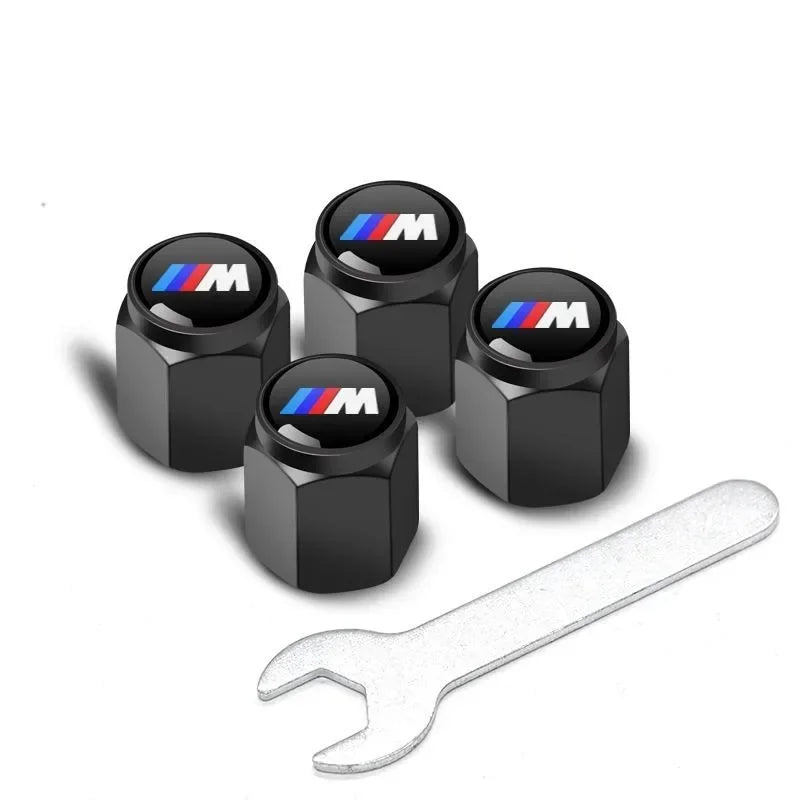 Good 4Pcs Car Wheel Tire Styling Tire Valve Air Nut Cover Car Logo Accessories for BMW E46 E52 E53 E60 E90 E91 F30 F20 F10 F15 M
