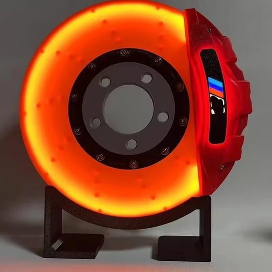 Brake Disc Night Light Led Atmosphere Lights Handmade Diy Charging Desktop Wall-Mounted Night Light Ornaments Home Decoration